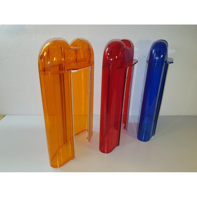 Capac lentila rampa luminoasa cu sina